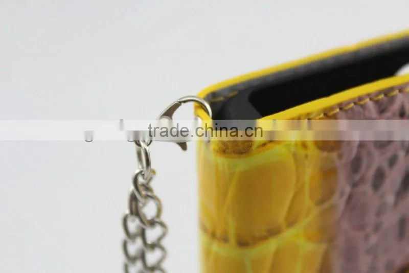 2014 New products colorful Crocodile PU handbag phone case for iphone 5S,for Apple iphone 5S handbag case China manufacturer