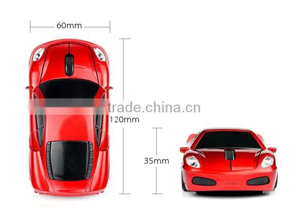 2.4Ghz Cordless PC Special Model RoHS Car Mouse