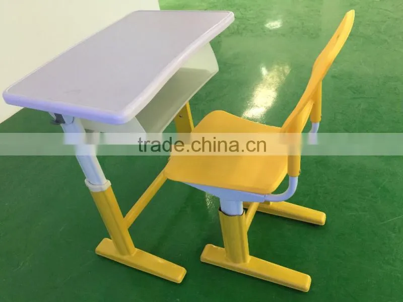 modern school desk and chair school furniture school desk with bench HXZY048