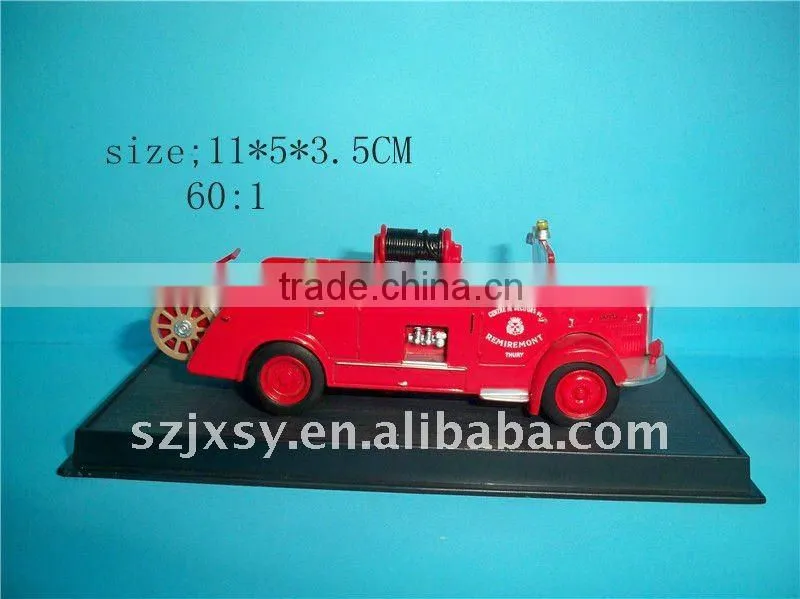 Resin fire engines model