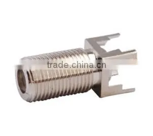 F female Jack PCB RF coaxial TV connector