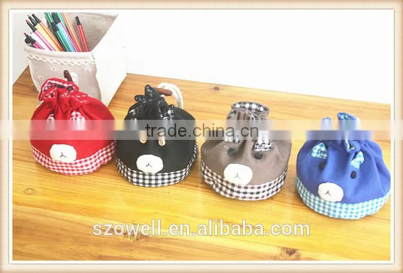 2014 Shenzhen OWELL new designed Canvas/Cotton coin purse wholesale