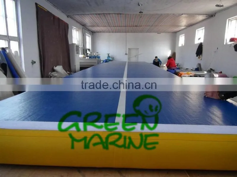2015 Drop Stitch Material Inflatable tumbling gym mat for Gymnastics,air track factory