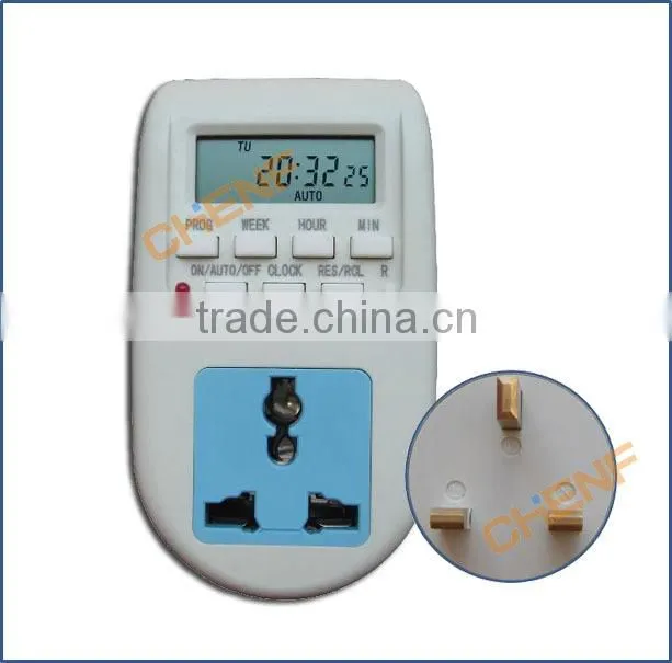 Cheaper Hot Sale New 250V 10A Programmable 7 Days/24 hours Digital Smart Timer Socket