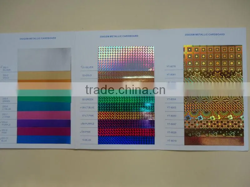 Holographic gift wrapping paper for Easter
