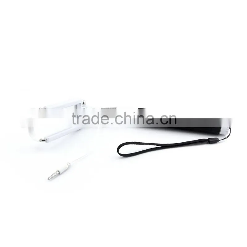 Logo Branded china flexible selfie stick monopod with zoom