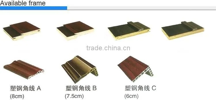 xupai Toilet pvc shutter door