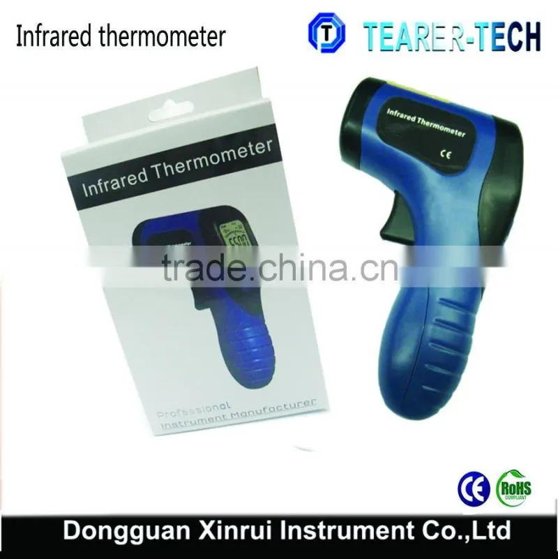 30+data logging Industrial Usage -50~750C infrared temperature thermometer IR tester with Emissivity adjustable function