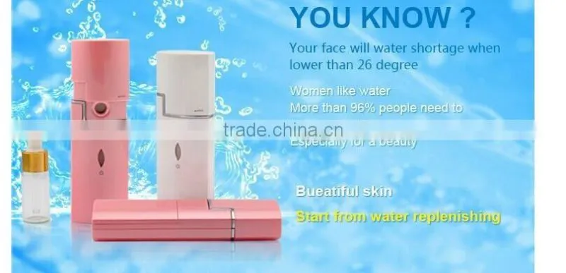 Beauty equipment ion nano face spray portable facial steamer for home use