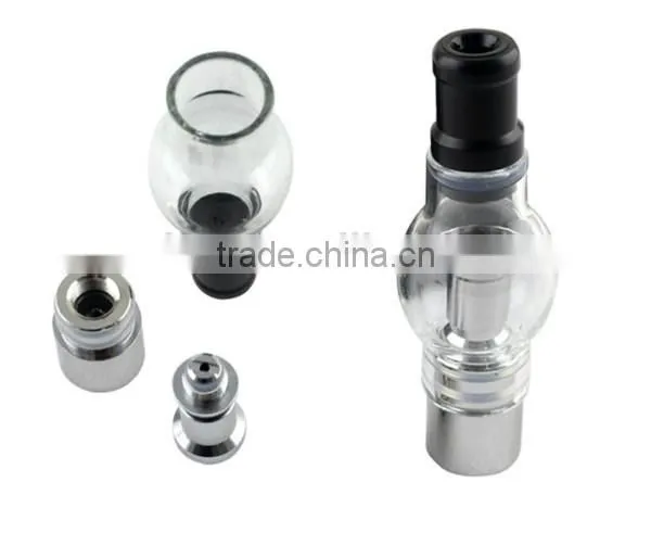 hot all types glass globe atomizer with grade i titanium coil on sale