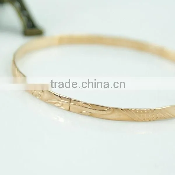 steel rope bracelet with metal Fashion stainless steel bracelet bangles