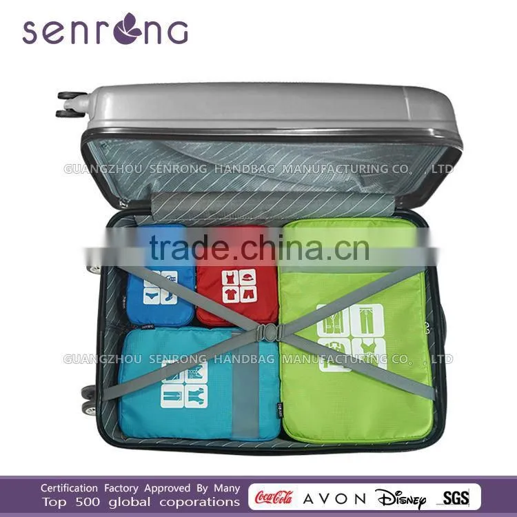 custom all kinds of packing cubes/Travel Cube Organizer leather travel bag