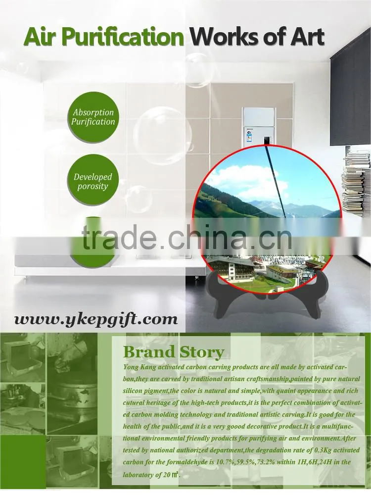 pretty China ancient city plate tourist souvenir formaldehyde removal