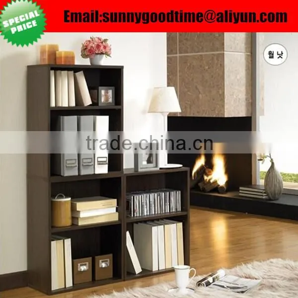 Wooden diy 9 cube kids bookshelf
