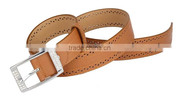 Pin Buckle OEM Lady Leather Belt SWF-15062929