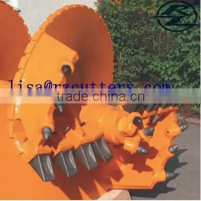 B47K19H foundation drill bits for hydraulic rotary drilling rig tempered steel bullet teeth