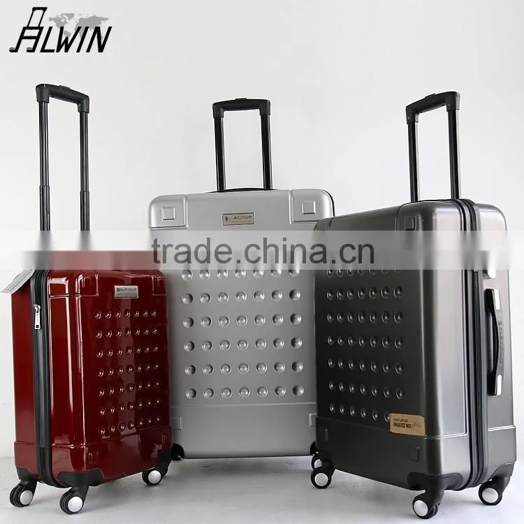 The newest colorful fashion hard case ABS/PC trolley luggage set
