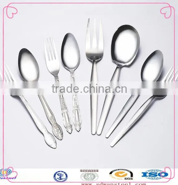 2014 Royal style stainless steel dinnerware sets,stainless steel spoon fork knife