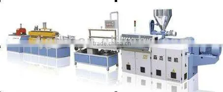 PVC floor tile production line/PVC ceiling extrusion line