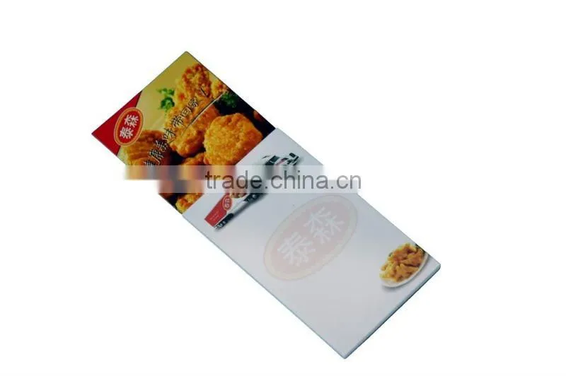 fridge magnetic notepad/memo pad/shopping list with marked pen
