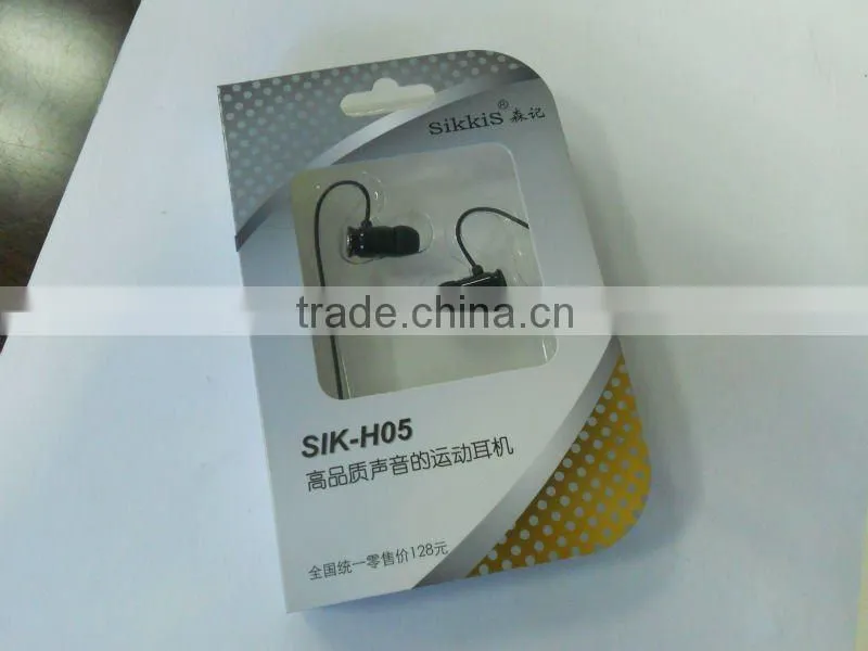 SIK-CM6 double sides earphone with metal housing