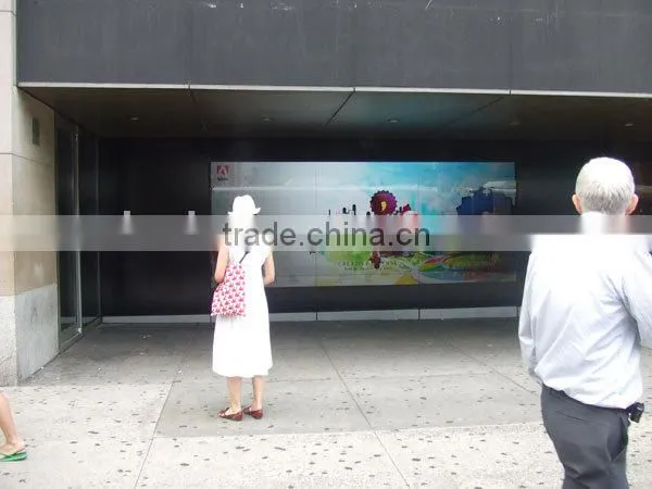 Easy Install 3d holographic display outdoor large rear projection screen