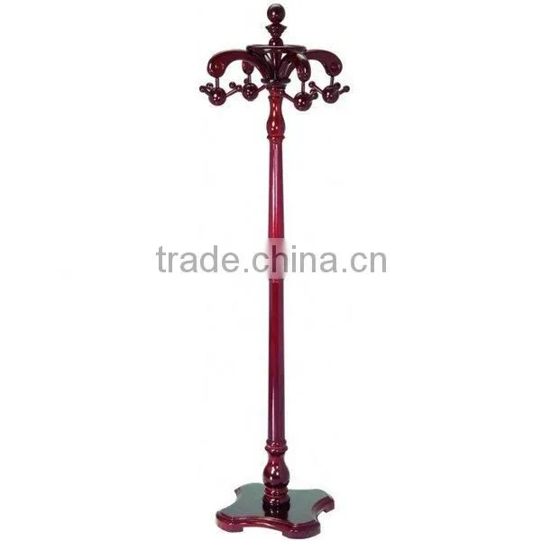 High quality portable bedroom clothes rack valet stand for clothes hat shelf