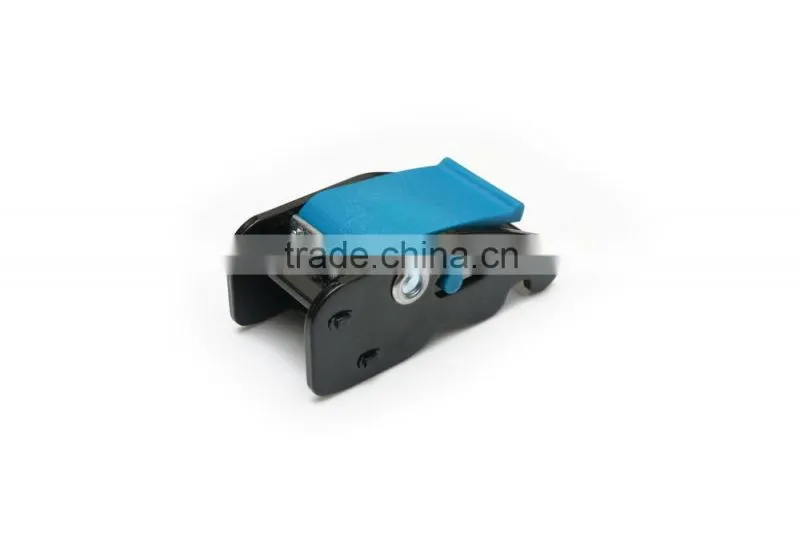 Blue Metal Cam Buckle Tie Down Straps Locking Cam Buckle