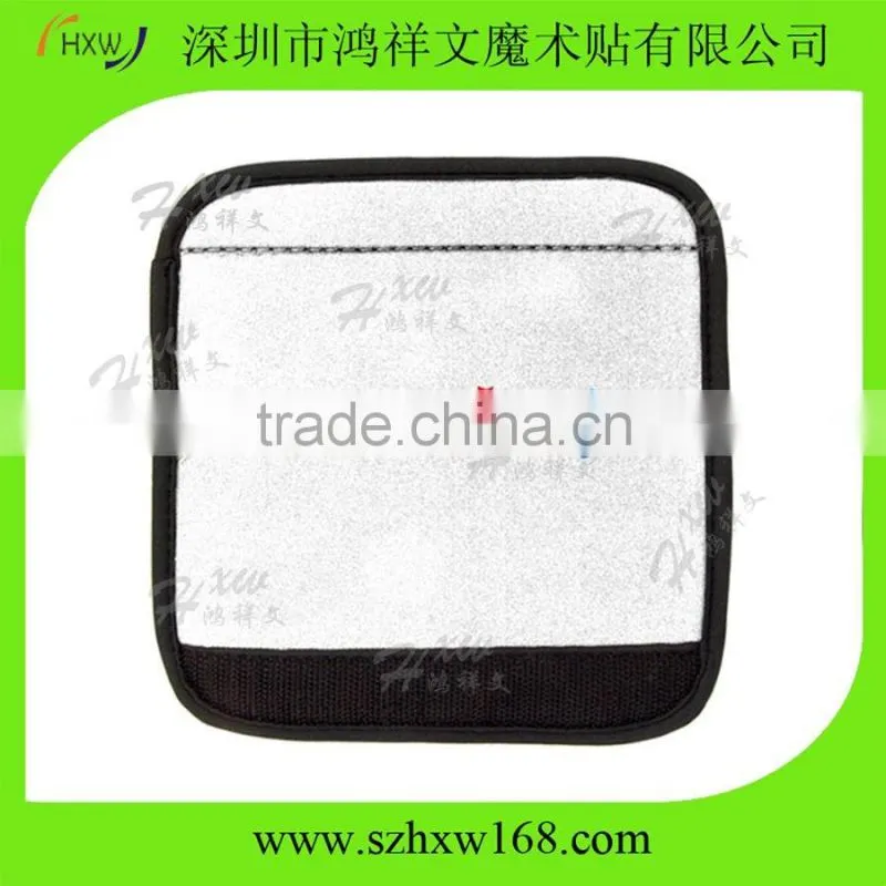 Logo print suitcase neoprene handle luggage cover