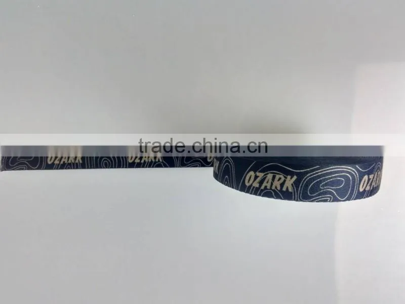 Wholesale custom printed logo polyester webbing strap