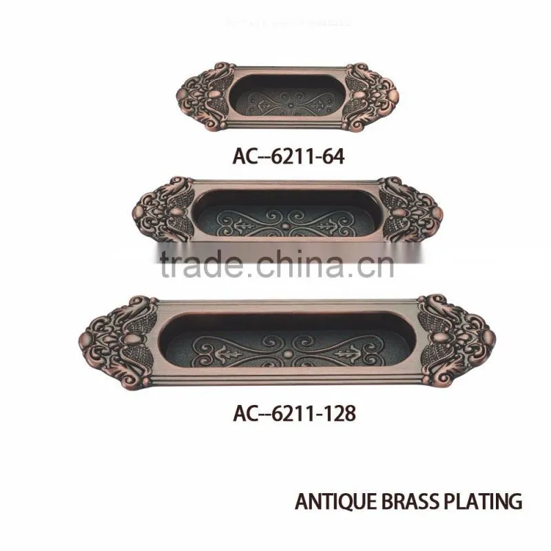 High quality zinc alloy furniture hidden door knob, flush door knob