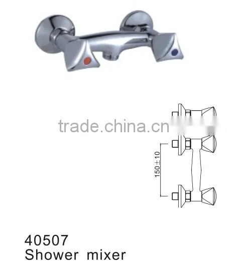 Triangle handles bathroom shower mixer faucet