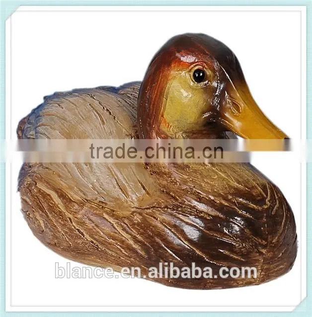 handmade resin duck figurine for home decoration