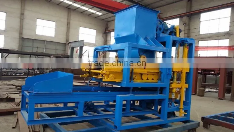 semi or automatic operation QT4-25 concrete block making machine Huarun Tianyuan factory