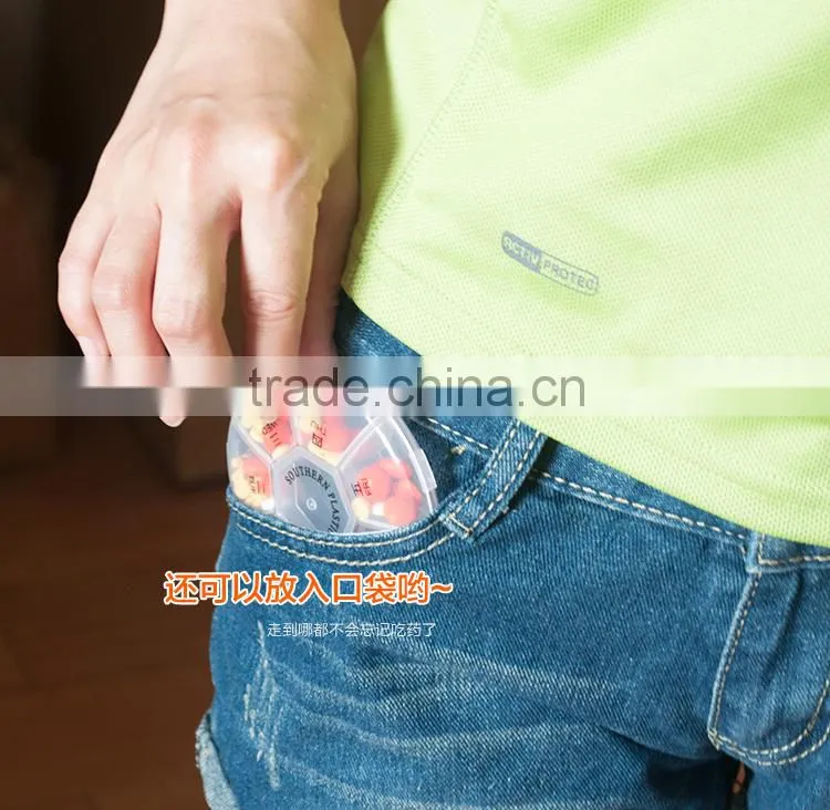 Travel pill box ,7 days pill box /container