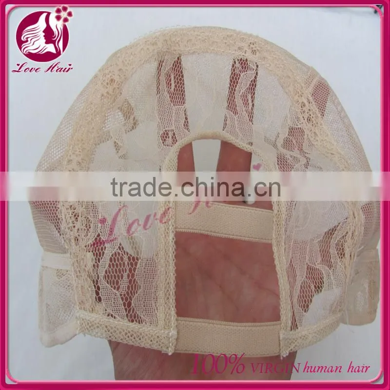 Adjustable wig cap silk base U part wig cap
