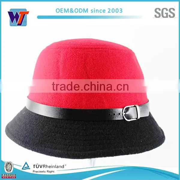Fashion Men's Handmade Wool Felt Hat In Factory
