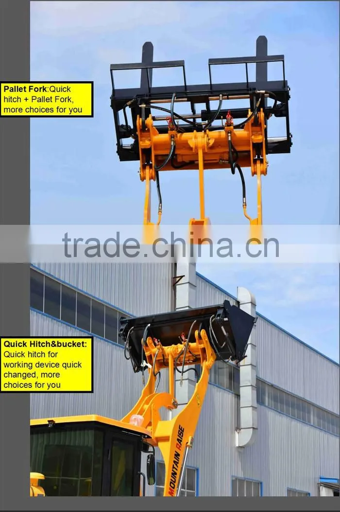 articulated small farm mini wheel loader with price list for sale