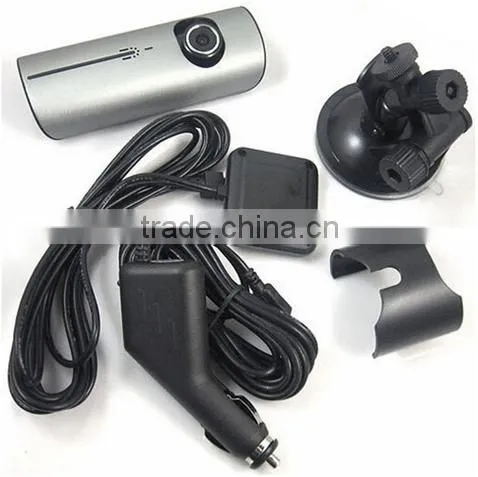 Dual Camera Car DVR R300 with GPS and 3D G-Sensor 2.7" TFT LCD X3000 FHD 1080P Cam Video Camcorder Cycle Recording Digital Zoom