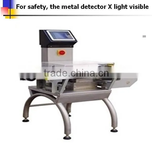 weighter checker with metal detector for food