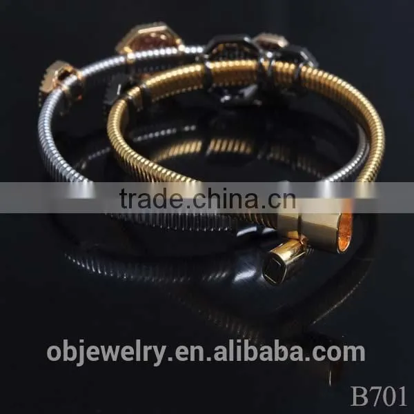 Elegant luxury zircon party bracelet unique design with 925 silver jewelry