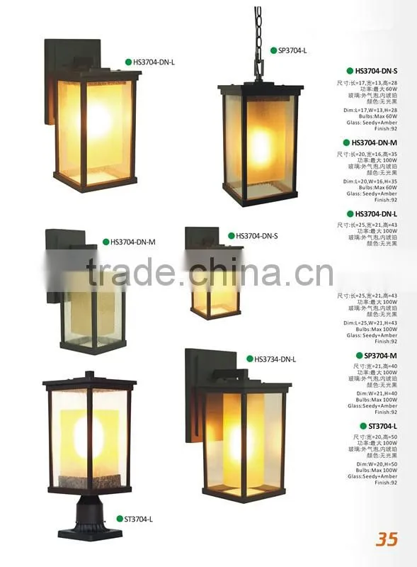 unbreakable outdoors solar led wall light