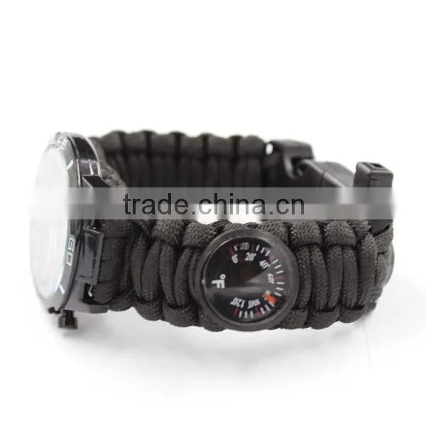paracord watch, paracord survival watch