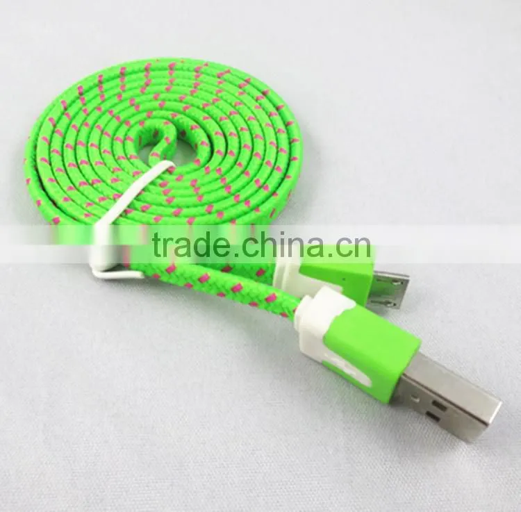 1M 3FT Fabric Nylon Data Cord for Samsung Galaxy S4 S3 Note2