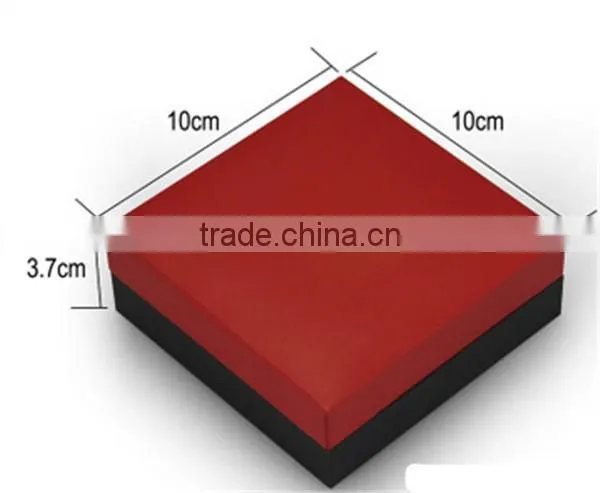10x10x3.7 cm Red handmade print packaging gift box