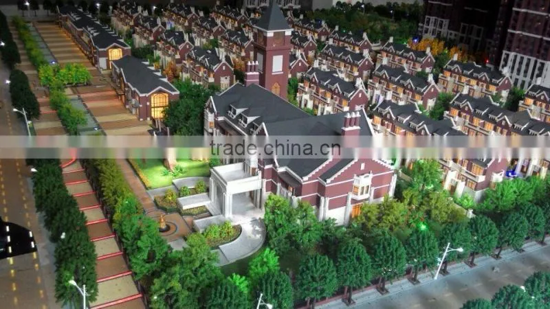 1/100 Apartment buildings maquette architectural scale model maker