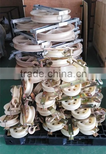 Cable roller plate type