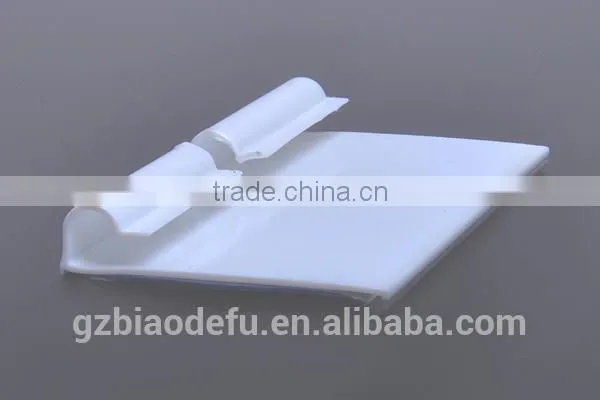 Supermarket White Price Tag Holder for Hook and Wire,White Ticket Holder
