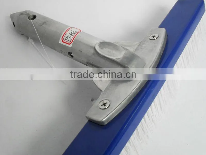 10"/25cm Swimming Pool Brush/Floor Wall Brush Cleaning Wall Brush with Aluminium Handle P1406
