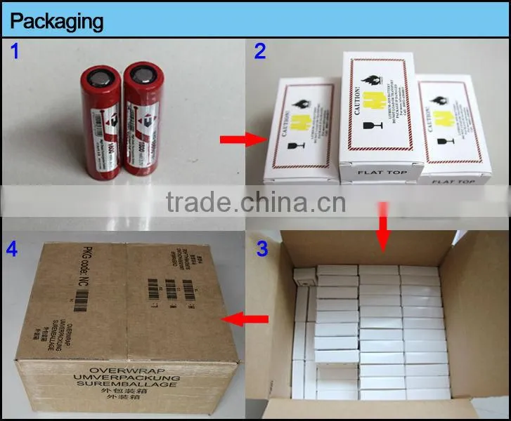 china battery manufacturer ICR 18650E1 12wh 3200mAh 3.7v rechargable li-ion e-cigarette battery wholesale china